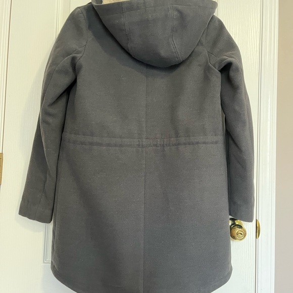 Covent Garden, Grey women coat with hoodie - Picture 2 of 3